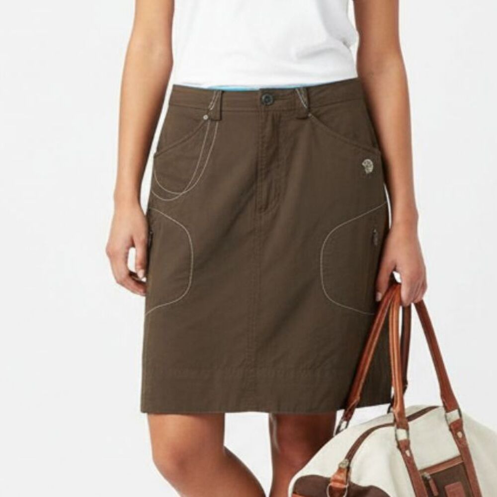Mountain Hardware Brown Athletic Sport Mini‎ Skirt 4